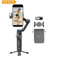 DJI Osmo Mobile 8 Gimbal Stabilizer for Phone, AI Native Tracking with Audio