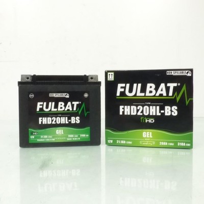 SLA-Batterie von Fulbat für Harley Davidson 1250 V-Rod 2007 bis 2009 YHD20HL-BS