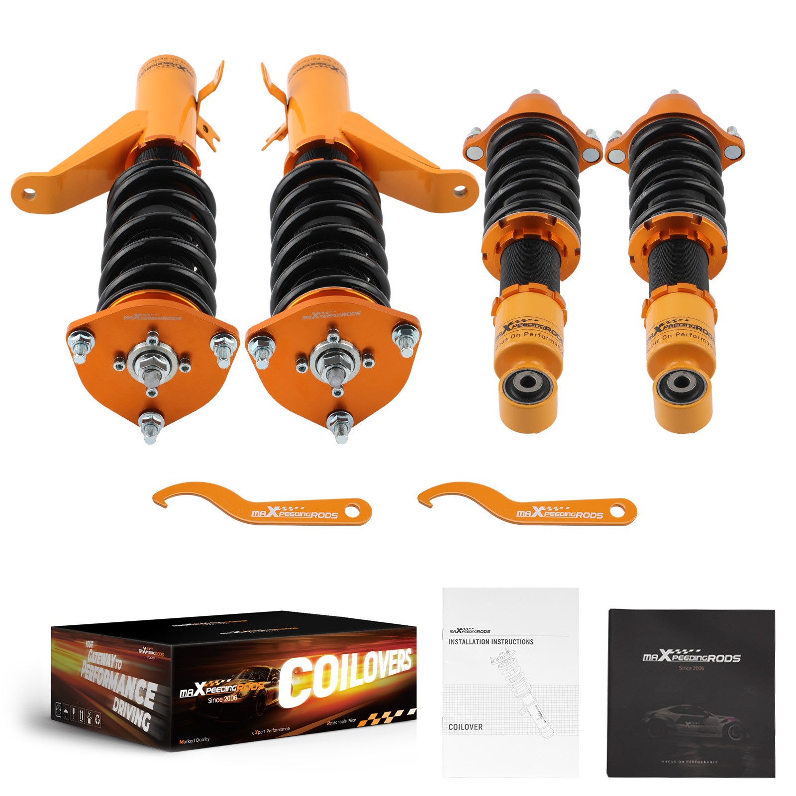Height Adjustable Coilovers For Honda Civic MK7 01-05 Suspension Lowering Kit