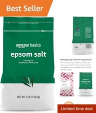 Aromatherapy Epsom Salt - Rosemary  Mint Soaking Aid, 48 oz for Relaxation