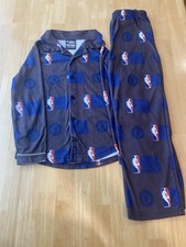 NBA Branded Kids Pajamas Size SMALL 8 - NBA LOGO Bin 2-50