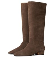 Steve Madden Women's Dantelle Knee High Boot, Grey Suede, 8.5 