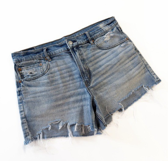 American Eagle Shorts Womens 12 Strigid Super High Rise Relaxed