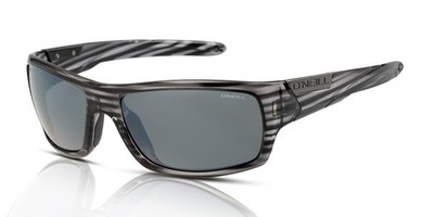 O'Neill ONS-Barrel 2.0 Herren Sonnenbrille 182P glänzend grau Streifen/rauchsilber Flash