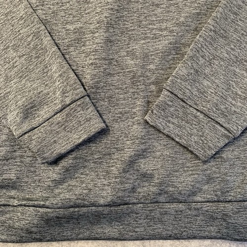Under Amour Fleece Twist Pullover Mens 2XL Gray 1/4 Zip Loose NEW - Picture 13 of 16