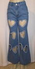 NWT! JW PEI Heart Cutout Denim Jeans Size 4 — photo 2