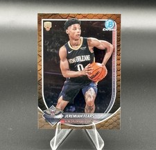 Jeremiah Fears 2025-26 Bowman Chrome Rookie RC Reptilian Refractor