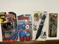 Marvel Vintage Cowboy Western Toys Lot Lone Ranger Twirl-A-Rope 1989