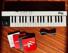 IK Multimedia n12553 iRig Keys 37-Key Mobile MIDI Keyboard Controller Unused!