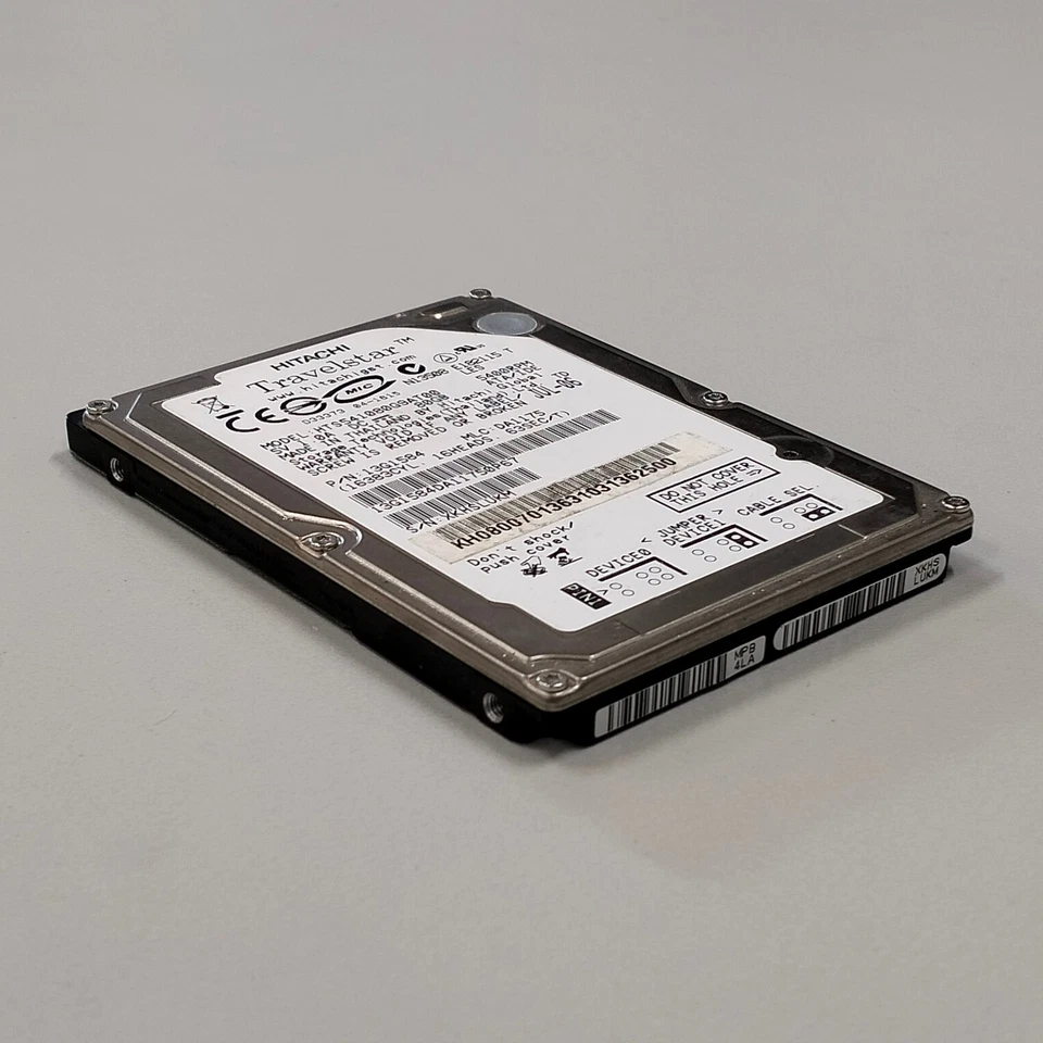 Hitachi Travelstar 80GB 2.5" 5400RPM IDE ATA-100 8MB HDD HTS541080G9AT00 13G1584 - Image 3 of 4