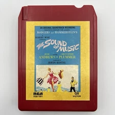 The Sound of Music Soundtrack - Restored Quad 8 Track Tape - New Pad & Splice