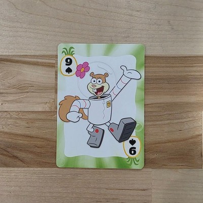 SANDY ~ Nine of Spades~ SpongeBob SquarePants~playing card single
