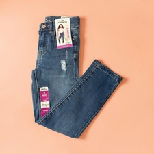 Jordache Skinny Jeans Girl  s High Rise Stretch Blue Size 6 NWT