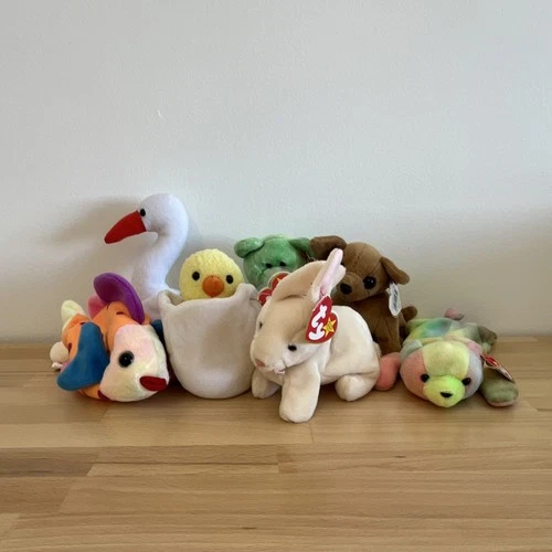 Ty Beanie Babies Lot of 7 Vintage 1999