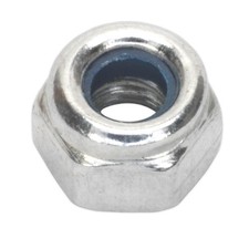 Image of Sealey NLN4 Nylon Lock Nut M4 Zinc DIN 982 Pack of 100