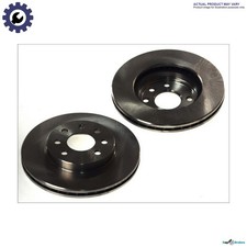 2x BRAKE DISC R-D0584 FOR KIA RETONA/Closed/Off-Road/Vehicle SPORTAGE/VAN/SUV