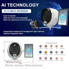 3D Digital Skin Analyzer Scanner Auto Analysis Machine Facial Skin Diagnostic