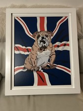 DYLAN IZAAK BRITISH BULLDOG A LIMITED EDITION PRINT ON ALUMINIUM