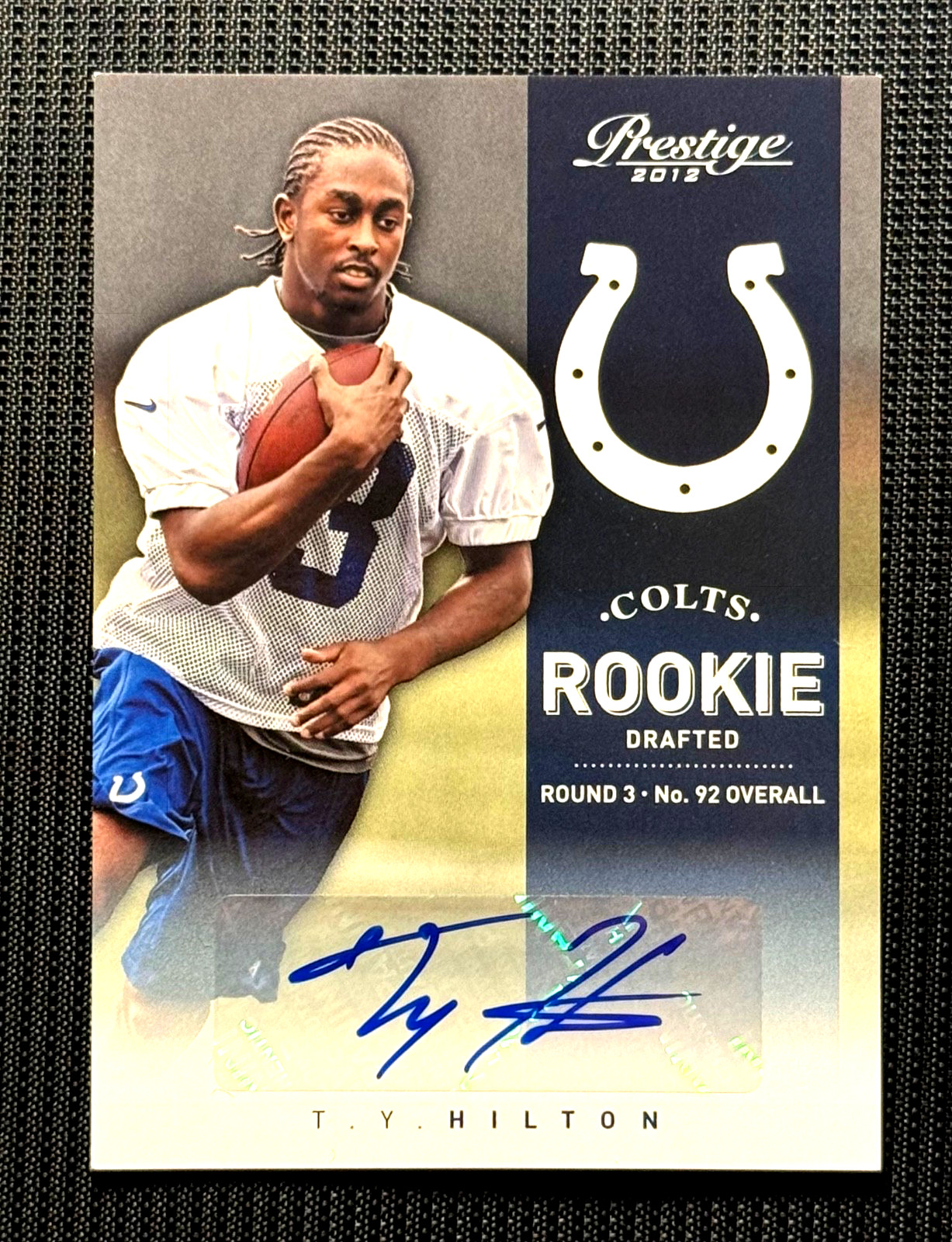 TY Hilton Panini Prestige #284 Autograph