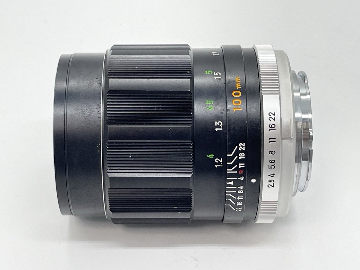 Exc+5 w/ Hood] Minolta MC Tele Rokkor PF 100mm f/2.5