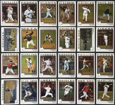 2004 Topps Chrome - Baseball Cards - #1-233 - Complete Your Set - You U Pick