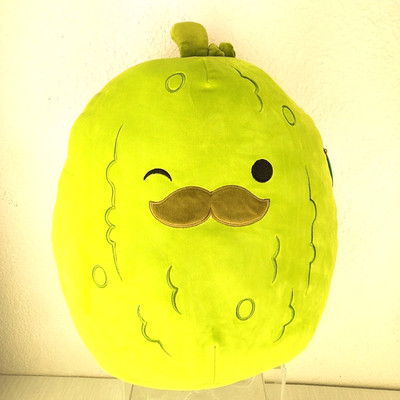 Squishmallows 16'' Charles the Pickle Soft Plush Green New with tags