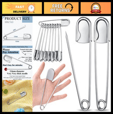 20 Pcs 5" Heavy Duty Jumbo Safety Pins - Large Giant Safety Pin Set