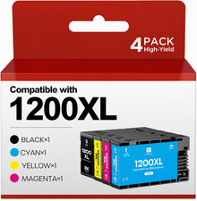 4PK PGI-1200 Ink Cartridge for MB Laser Printer MB2020 MB2120 MB2720 MB2050
