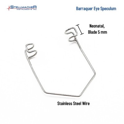 Solid Barraquer Retractor Barraquer Wire Speculum 5mm Neonatal Eye Lid Retractor Ophthalmic ...