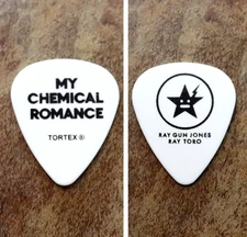 MY CHEMICAL ROMANCE - Ray Toro Tour Guitar Pick ~ Stage Pick ~ RAY GUN JONES 🔫