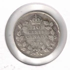 1936 Canadian Circulated Business Strike George V Silver Ten Cent Coin!