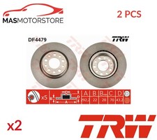 BREMSSCHEIBEN SATZ PAAR HINTEN TRW DF4479 2PCS P FÜR ALFA ROMEO 159,BRERA