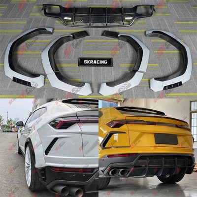 Fit For Lamborghini Urus 18-22 Rear Diffuser Fender Flare Wheel Arch Cover Kits