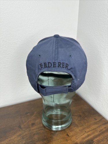 Nike Roger Federer RF Strapback Hat Heritage Dri Fit Tennis wimbledon Navy Blue - Picture 4 of 9