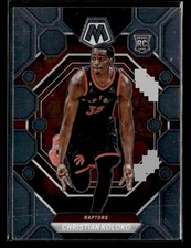 2022-23 Panini Mosaic #233 Christian Koloko Rookie Card Toronto Raptors