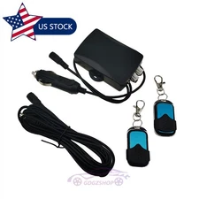 Electric Exhaust Valve Remote Switch Control Line Box Kit Wiring Accessories 1PC