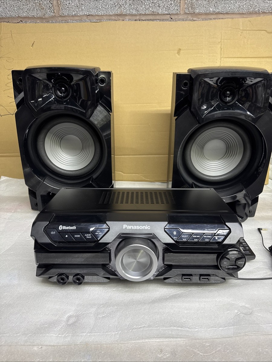 Panasonic SC-AKX520E 650W Bluetooth Megasound Party Hi-Fi System