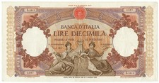 10000 LIRE CAPRANESI REPUBBLICHE MARINARE REGINE DEL MARE 23/03/1961 BB/BB+