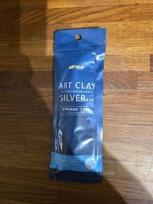 Kunstknete Silber 10g Edelmetall Ton Silber PMC feuerarme Spritze Paste Art