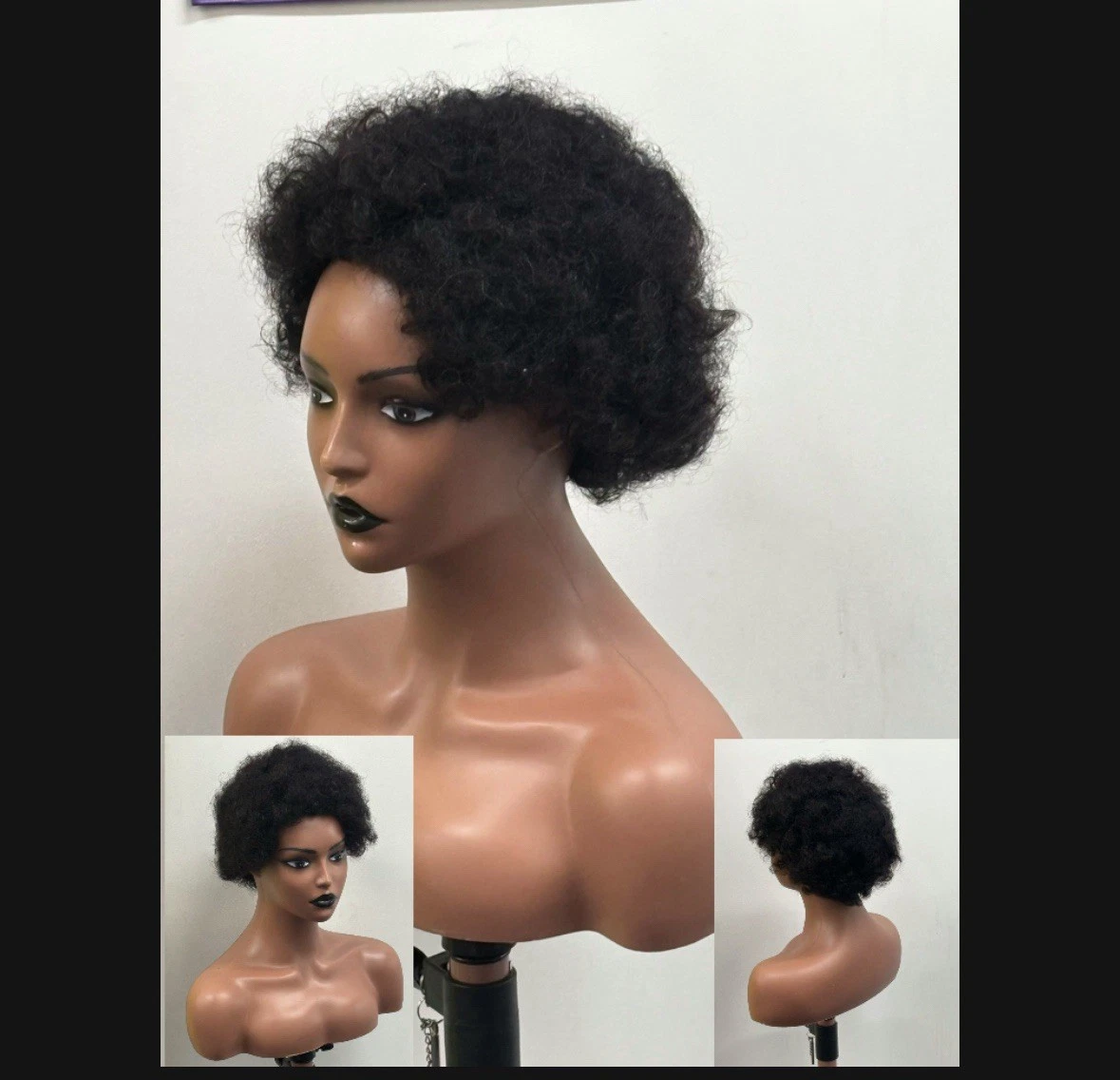 Human Hair Afro 8 Inch 220g For Uk Women Maintenance Hair Serum Next Day Delivey