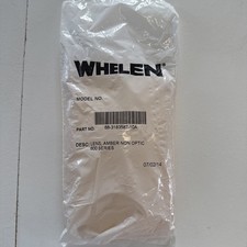 Whelen 600 Series Amber Non-Optic Replacement Lens 68-3183587-10A