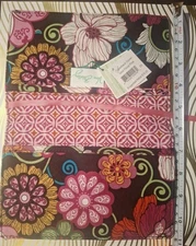 Vera Bradley Book Cover MOD PINK FLORAL Paperback Retired Vintage 7.5 X 5 Inches