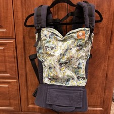 Tula Standard Baby Carrier Blue Little Rascals Raccoons With Pocket EUC