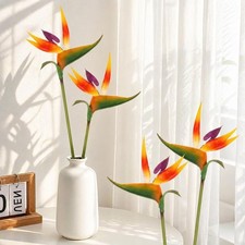 Bird of Paradise Artificial Plant - 2PCS 24" UV Resistant Artificial Outdoor