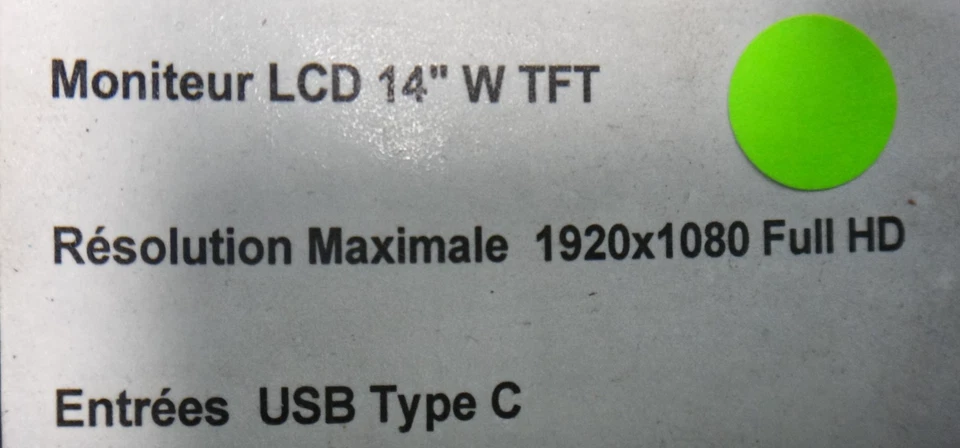 ASUS-ZenScreen USB Monitor 14” Full HD LCD Portable MB14AC *OPEN BOX* NO CABLE* - Image 4 of 4