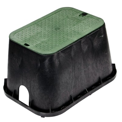 NDS 113BC1PK 14 in. X 19 in. Rectangular Standard Series Valve Box and Cover,...