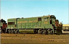 Postcard A 204, Western Pacific 771,