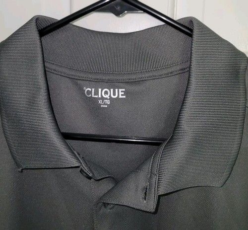 LAS VEGAS gray Poly Logo Polo Golf Shirt XL NWOT - Picture 4 of 6