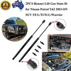 <!--F#f_0-->2 Front Bonnet Hood Lid Lift Gas Stay Struts For Nissan Patrol Y62 2013-ON SUV<!--F/-->
