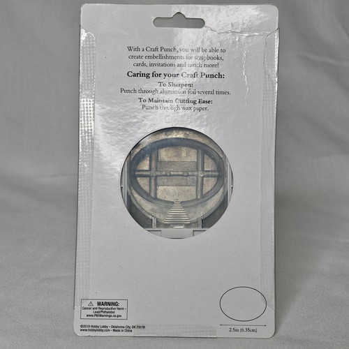 Craft Tools 2.5" Oval Lever Paper Hole Punch Scrapbooking Card Making Crafts NEW - Picture 2 of 2